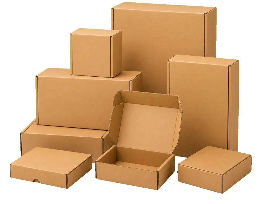 Corrugated packaging boxes for custom printed shipping and mailer box design