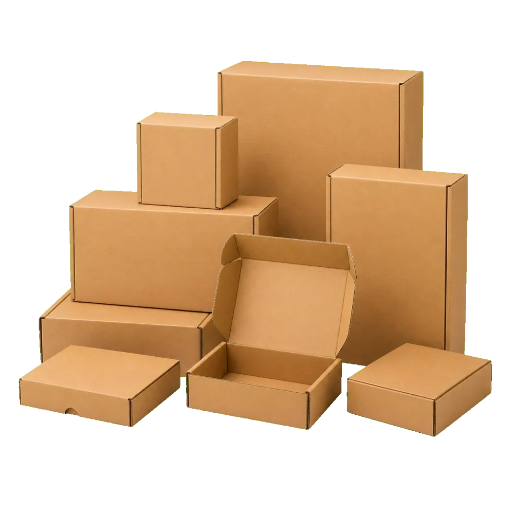 Corrugated packaging boxes for custom printed shipping and mailer box design