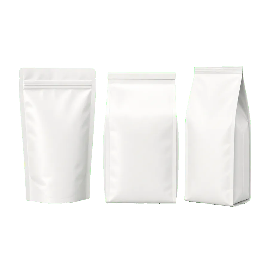 Stand-up pouches and flat-bottom pouches for flexible custom product packaging