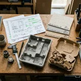 Recycled paperboard and molded pulp samples for sustainable packaging support