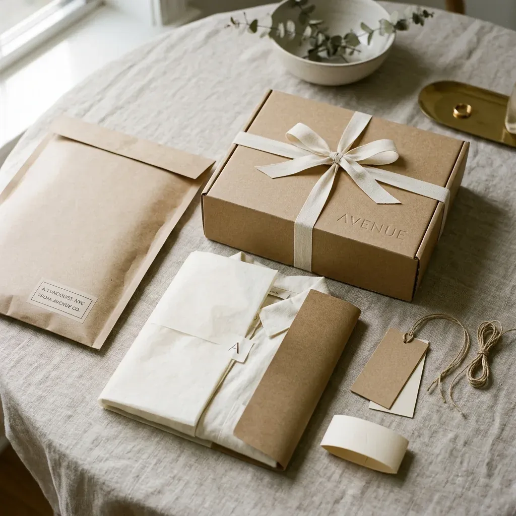 Apparel fashion custom packaging for clothing brands