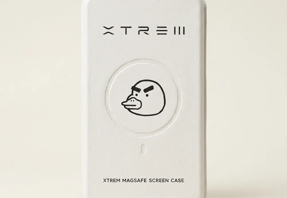 One-piece hinged molded pulp package with fitted phone case cavity