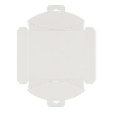 Pillow Boxes unfolded blank thumbnail