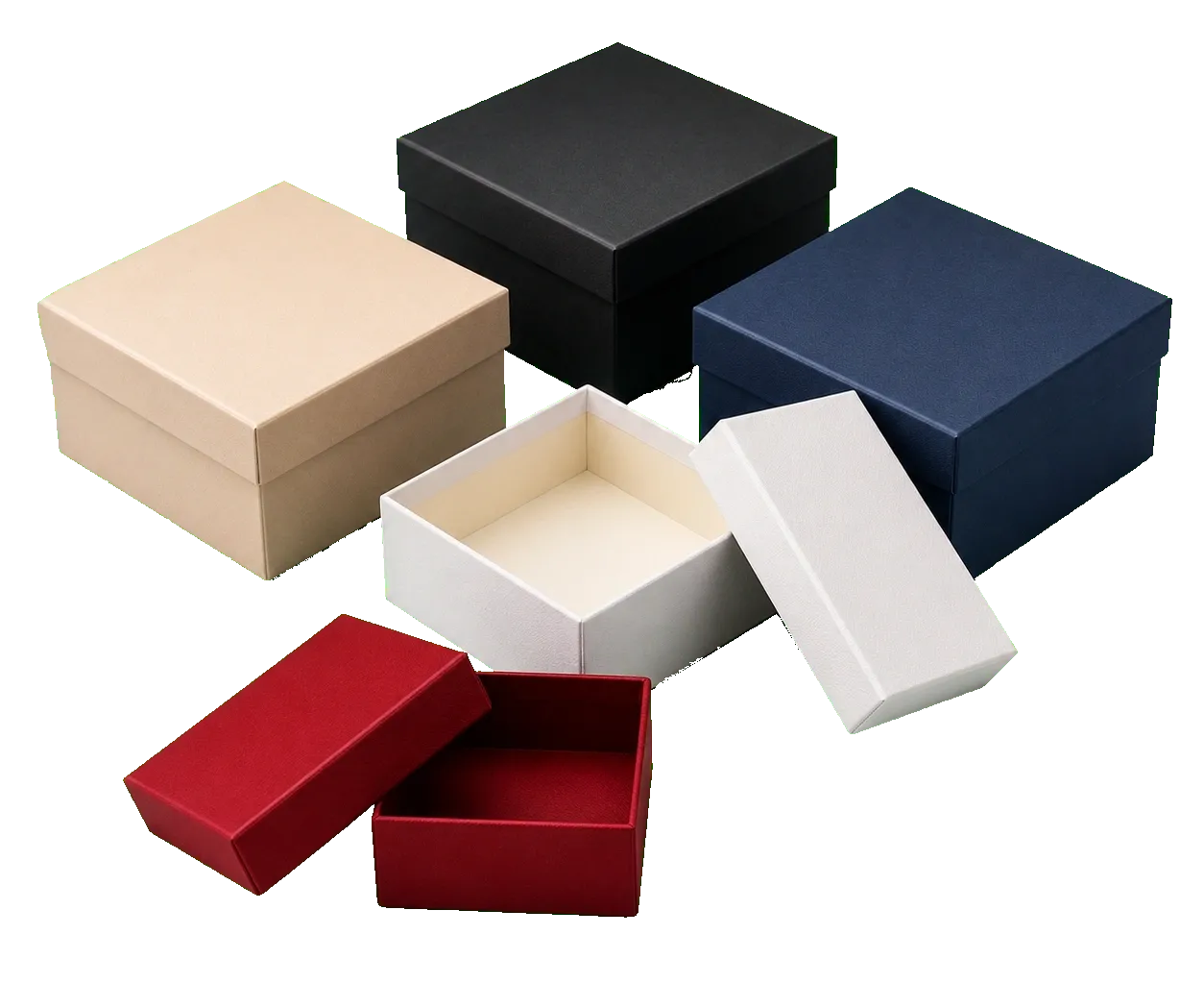 Custom rigid gift box packaging for premium product presentation and branded packaging solutions