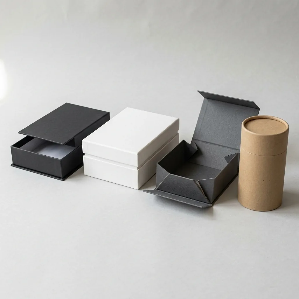 Rigid gift box samples for premium packaging