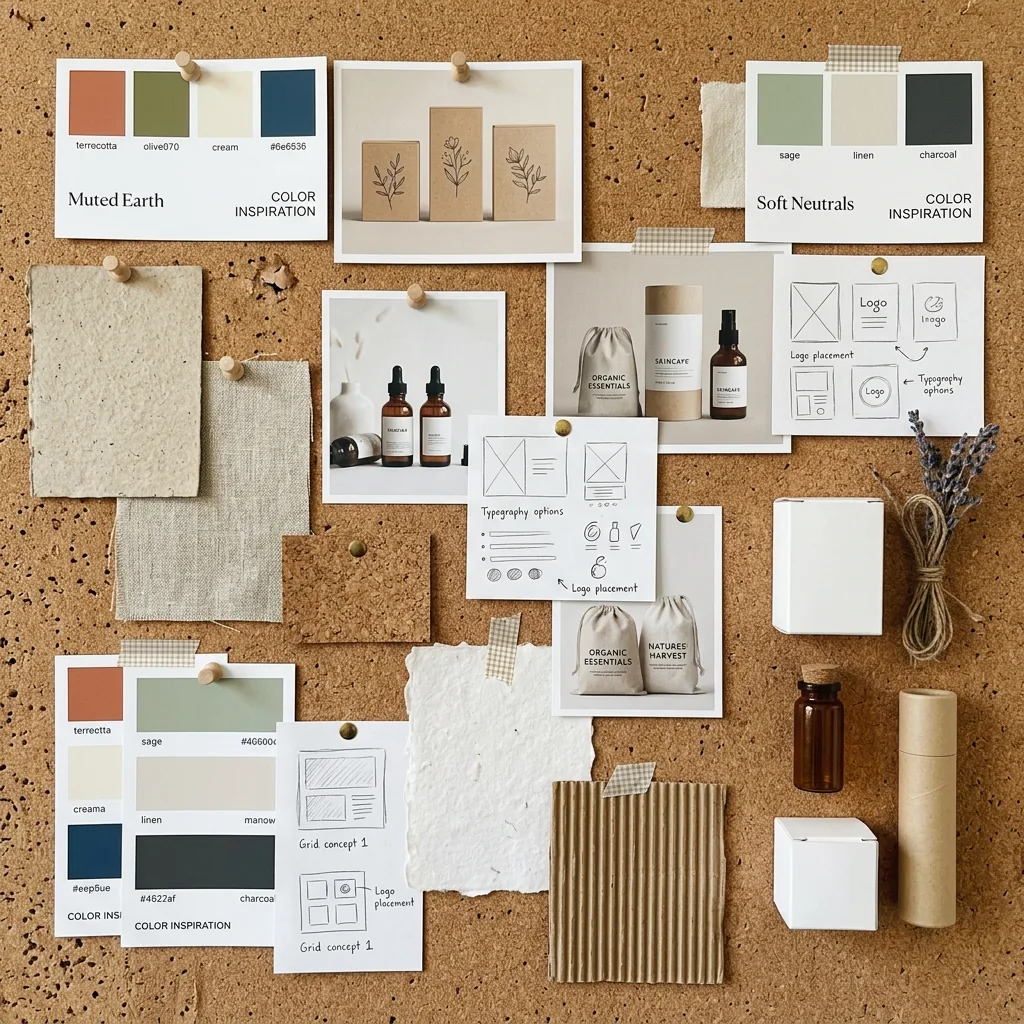 Custom packaging project studies with box samples and production details