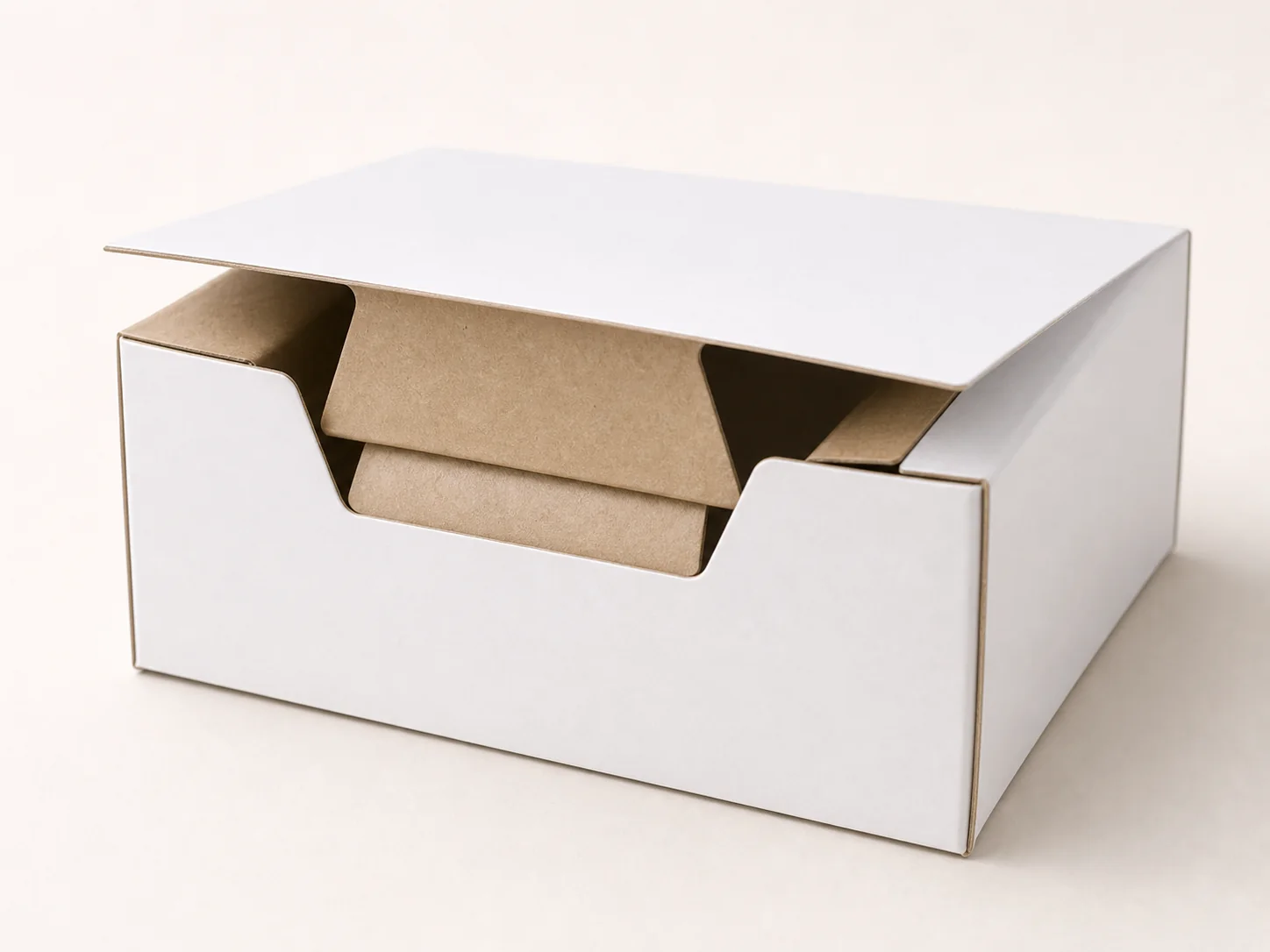 Magnetic closure rigid box feature