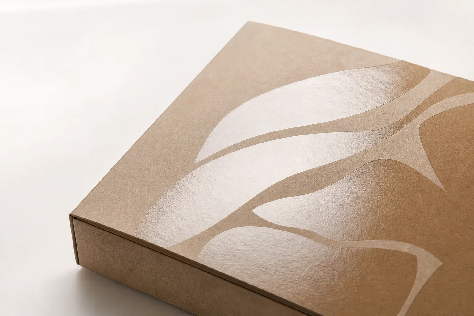 Gloss lamination finish on packaging