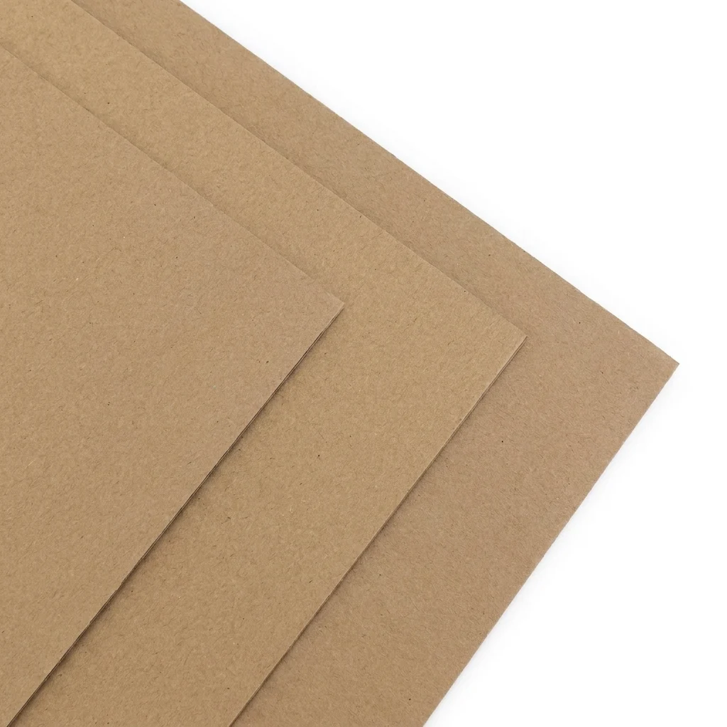 Natural kraft B-flute corrugated board sheets