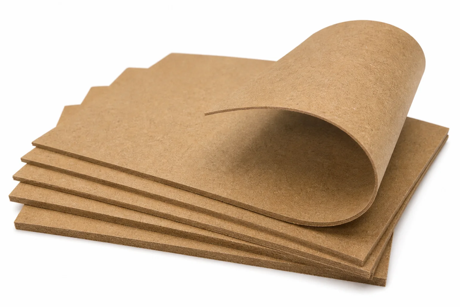 Kraft pouch material sample for natural flexible packaging