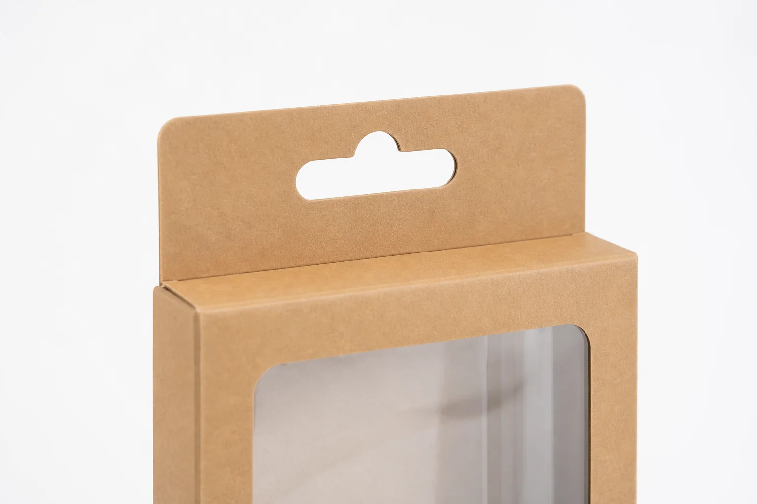 Hang tab feature for retail display packaging