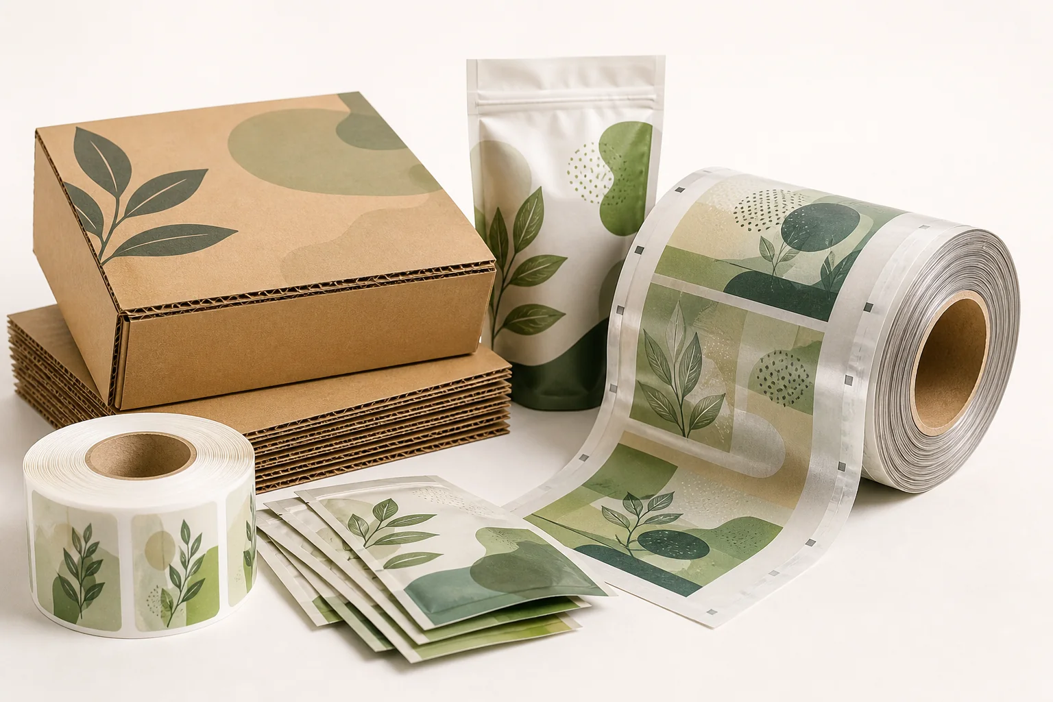 Gravure print sample for flexible pouch packaging